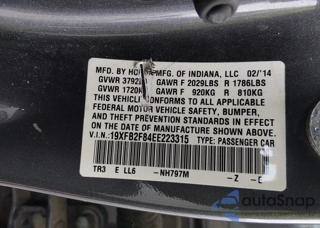 19XFB2F84EE223315: 44014608