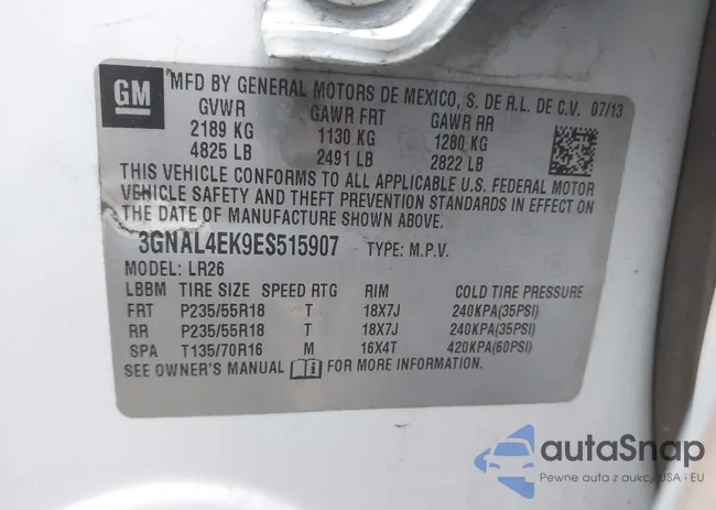 3GNAL4EK9ES515907: 44015837