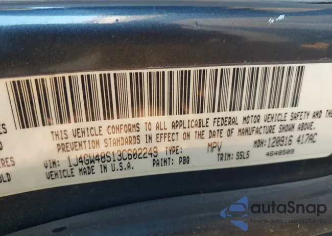 1J4GW48S13C602249: 44016006