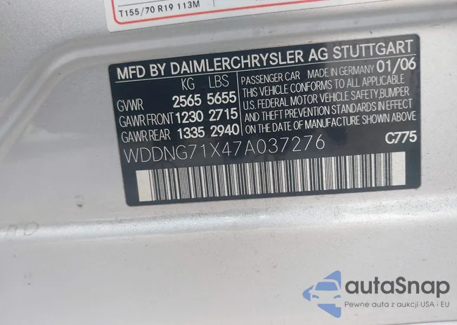 WDDNG71X47A037276: 44016205