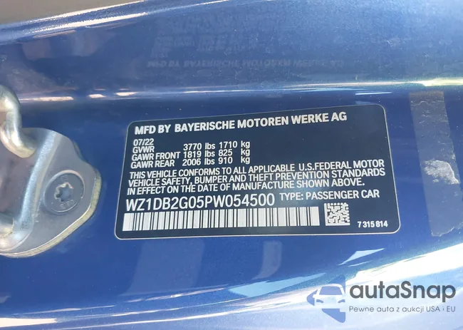 WZ1DB2G05PW054500: 44016236