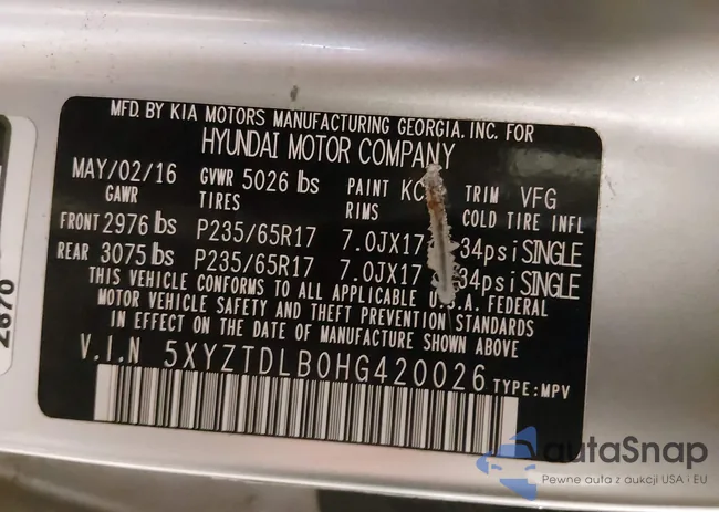 5XYZTDLB0HG420026: 44015269