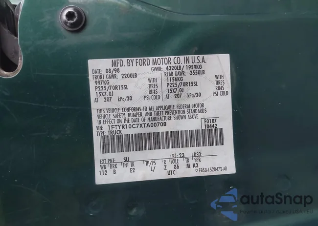 1FTYR10C7XTA00708: 44015620