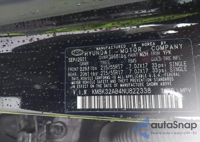 KM8K32AB4NU822338: 44016887