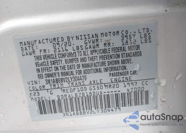 3N1AB8BV2LY304479: 44016963