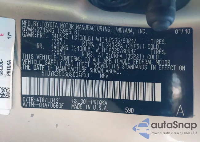 5TDYK3DC6BS004833: 44017123