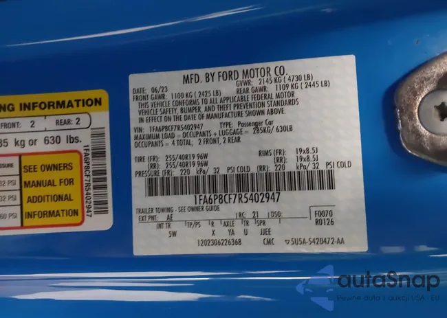 1FA6P8CF7R5402947: 44017181