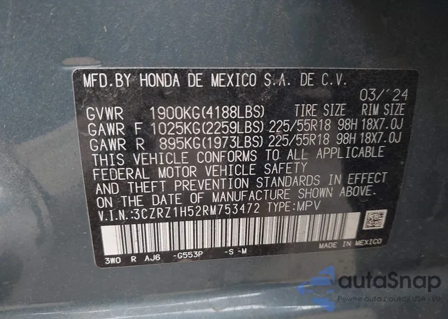 3CZRZ1H52RM753472: 44016317