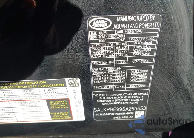 SALKPBE99SA293653: 44016430