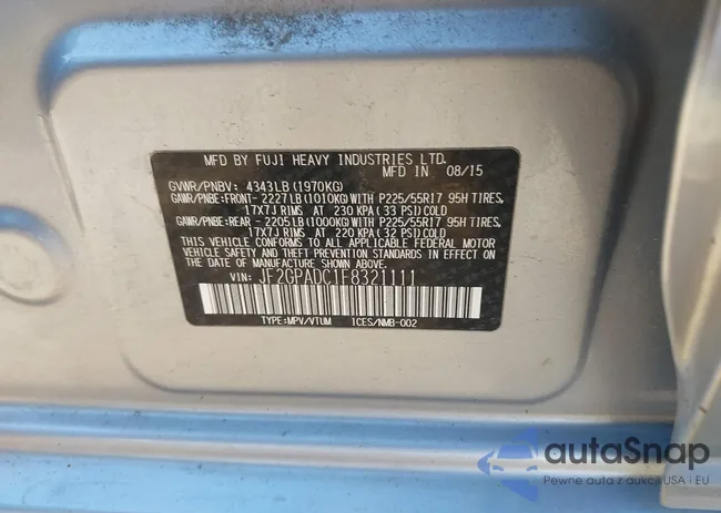 JF2GPADC1F8321111: 44016486