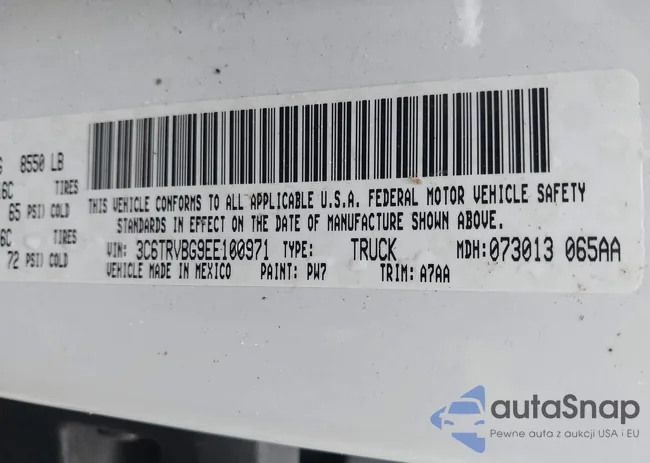 3C6TRVBG9EE100971: 44016503