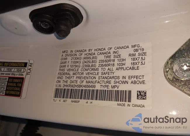 2HKRW2H58KH656499: 44017686