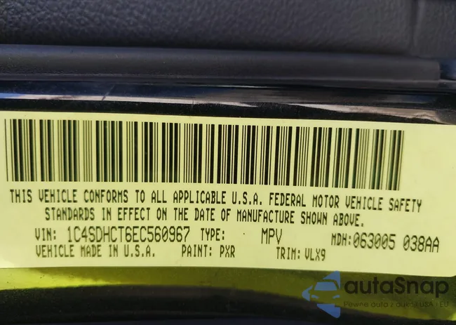 1C4SDHCT6EC560967: 44017703