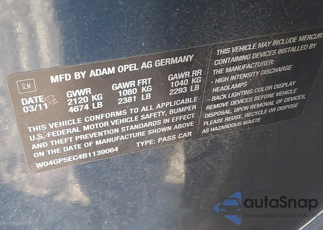 W04GP5EC4B1139064: 44017757