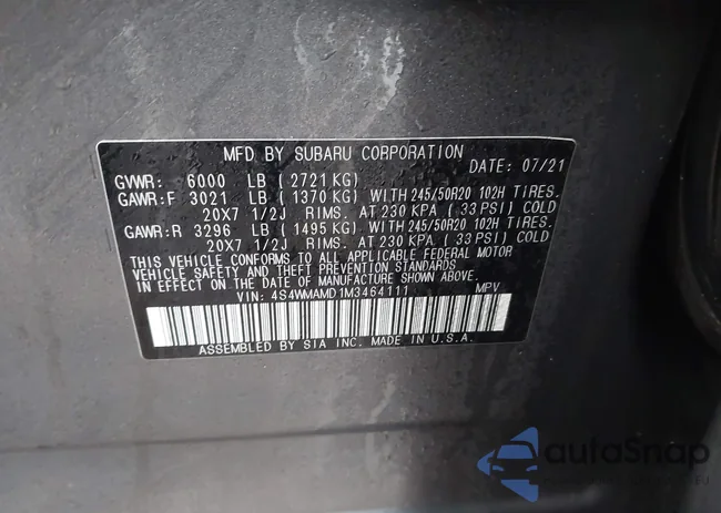 4S4WMAMD1M3464111: 44017769