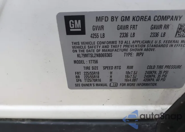 KL79MTSL2NB069365: 44017792