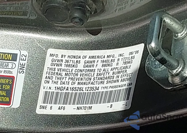 1HGFA16526L123534: 44017793