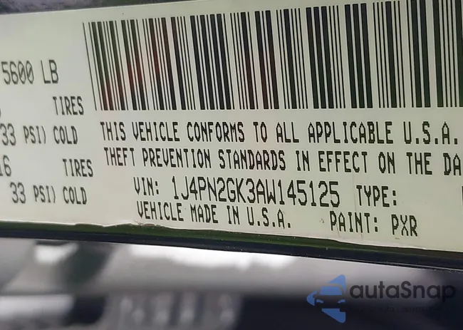 1J4PN2GK3AW145125: 44017901