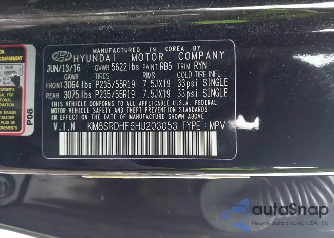 KM8SRDHF6HU203053: 44017984