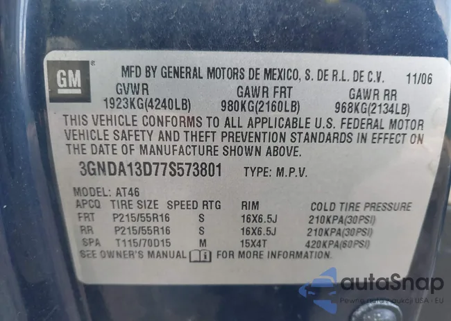 3GNDA13D77S573801: 44018036