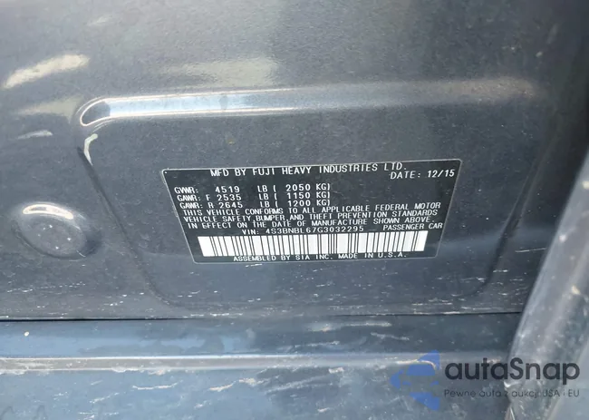 4S3BNBL67G3032295: 44018053