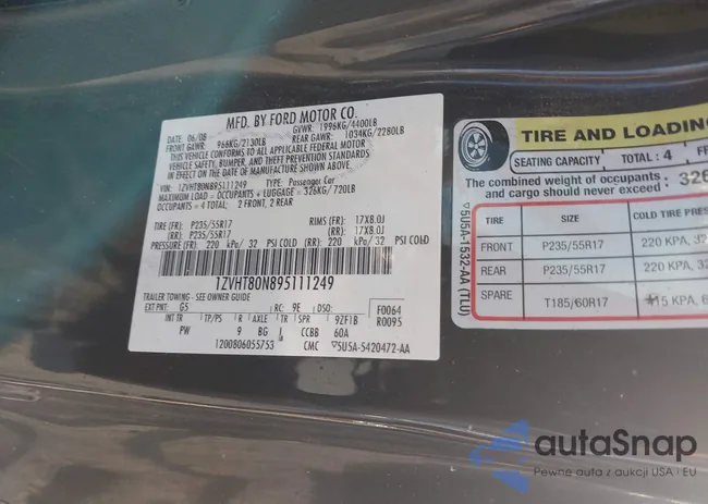 1ZVHT80N895111249: 44018147