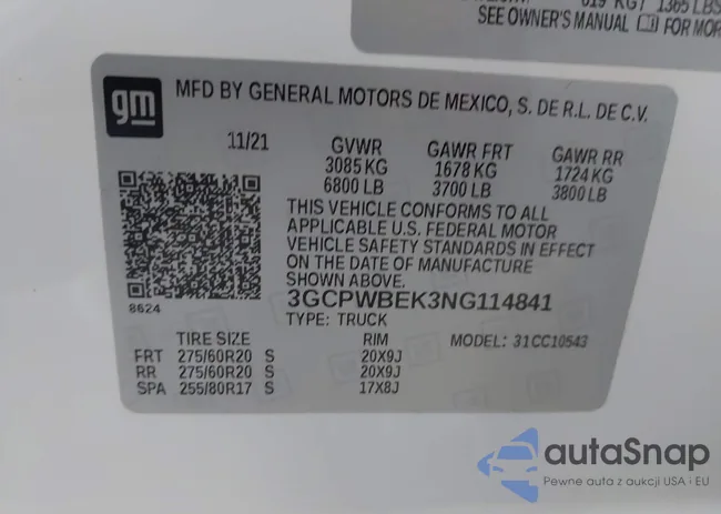 3GCPWBEK3NG114841: 44018157