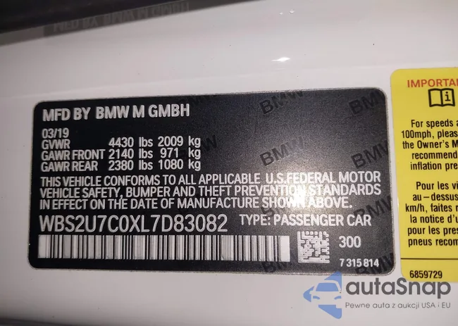 WBS2U7C0XL7D83082: 44017347