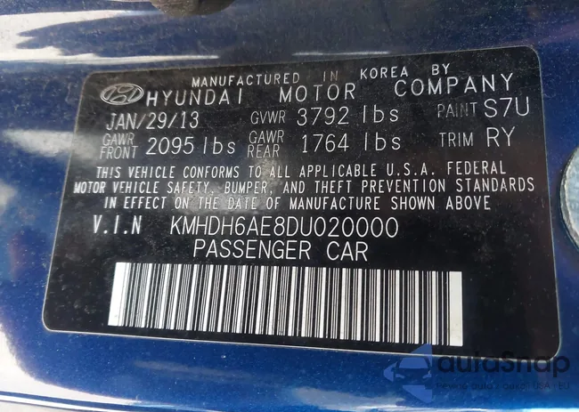 KMHDH6AE8DU020000: 44017573