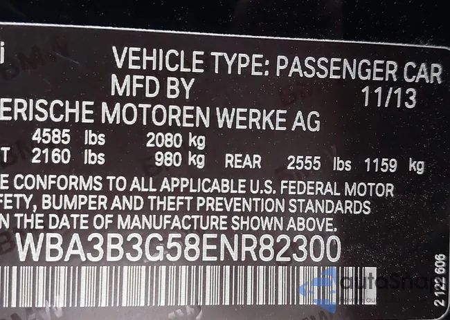 WBA3B3G58ENR82300: 44017621