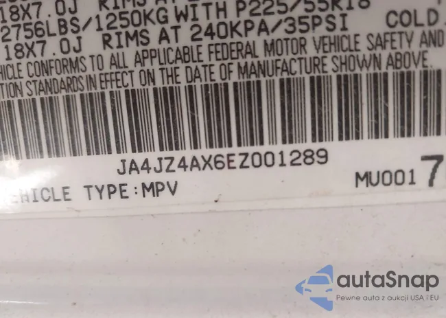 JA4JZ4AX6EZ001289: 44018659