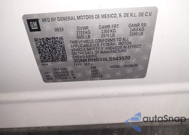 3GNKBHRS0LS543570: 44018680
