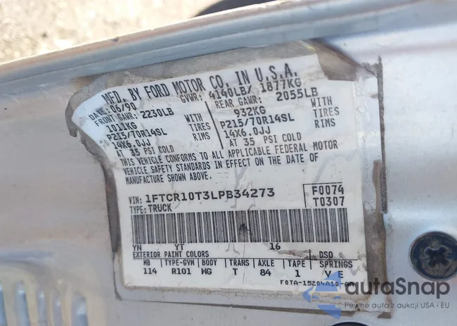 1FTCR10T3LPB34273: 44018690