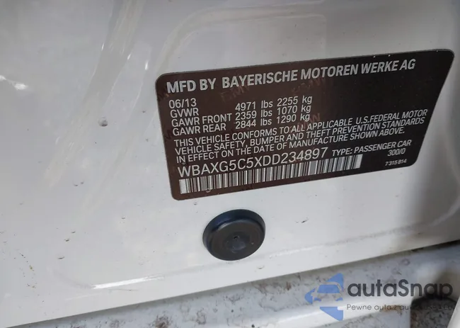 WBAXG5C5XDD234897: 44018722