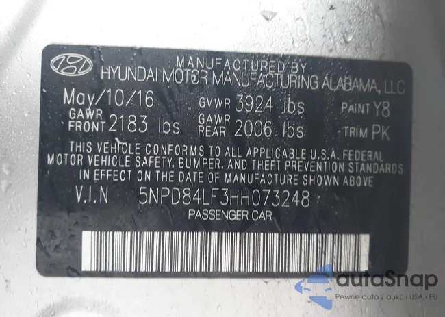 5NPD84LF3HH073248: 44018848