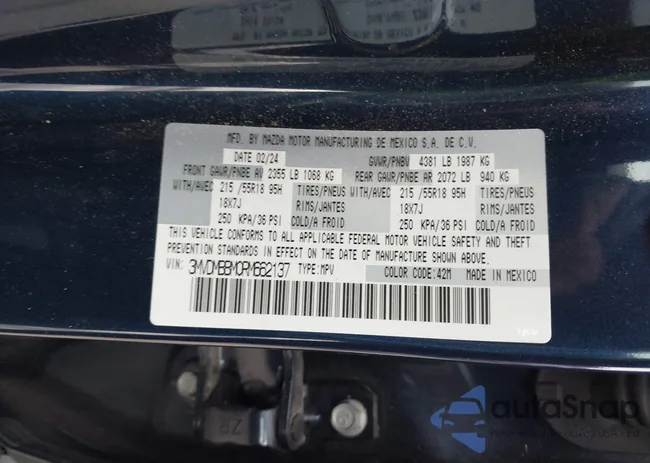 3MVDMBBM0RM662137: 44018931