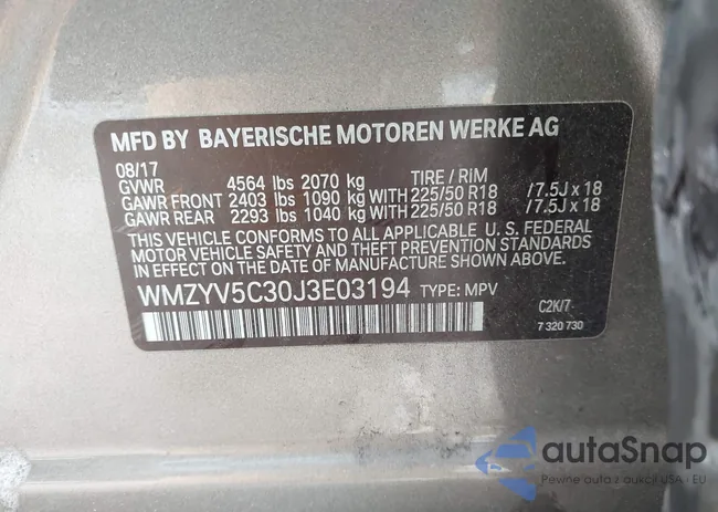 WMZYV5C30J3E03194: 44019002