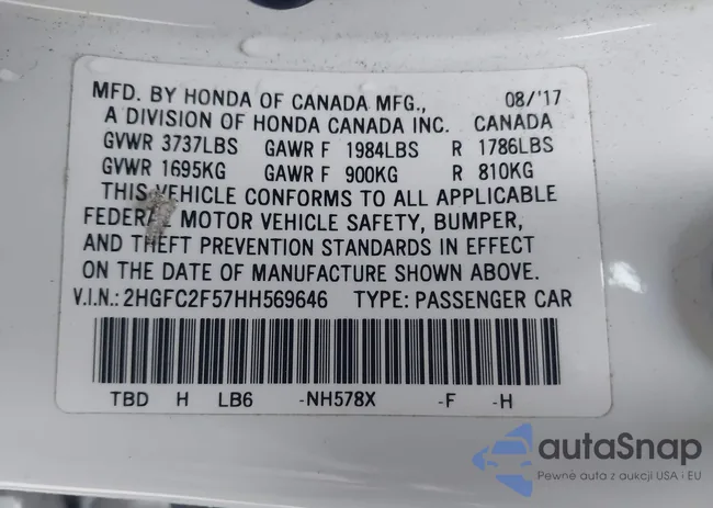 2HGFC2F57HH569646: 44019081