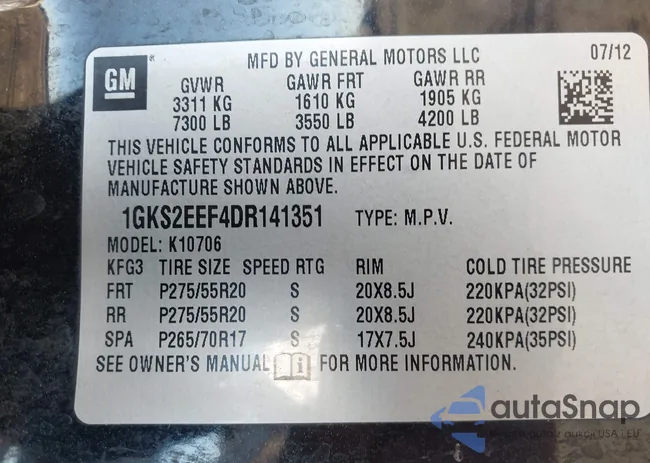 1GKS2EEF4DR141351: 44019106