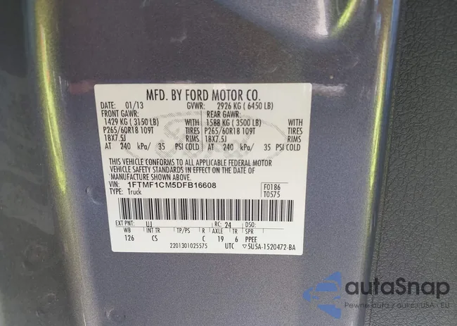 1FTMF1CM5DFB16608: 44019233