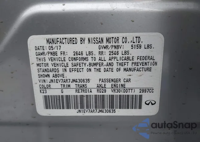 JN1EV7AR7JM430635: 44018368