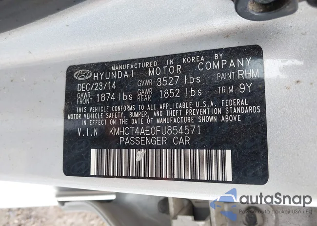 KMHCT4AE0FU854571: 44018587