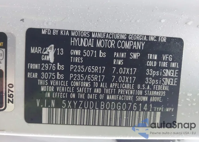 5XYZUDLB0DG076141: 44018623