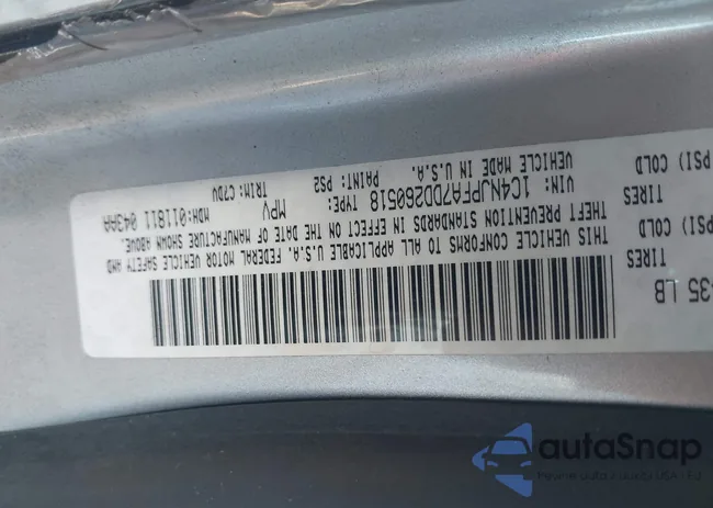 1C4NJPFA7DD260518: 44019660