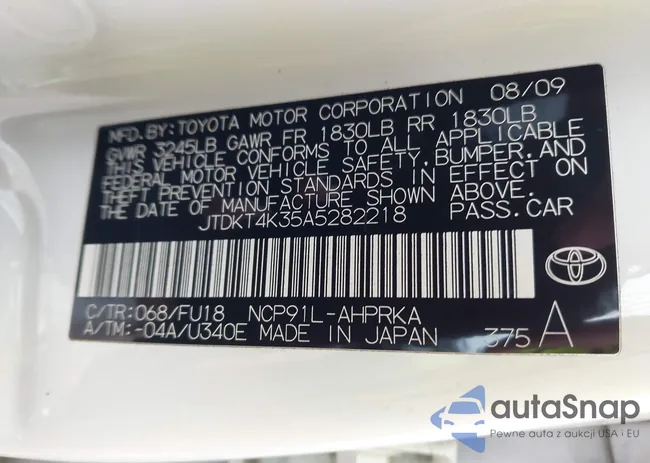 JTDKT4K35A5282218: 44019723