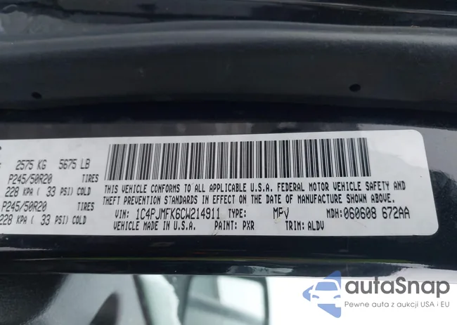 1C4PJMFKGCW214911: 44019891