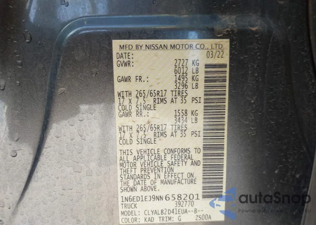 1N6ED1EJ9NN658201: 44019939