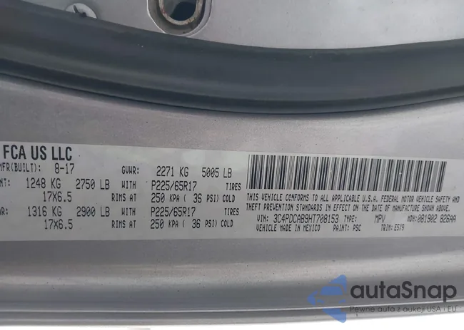 3C4PDCAB9HT708153: 44020094