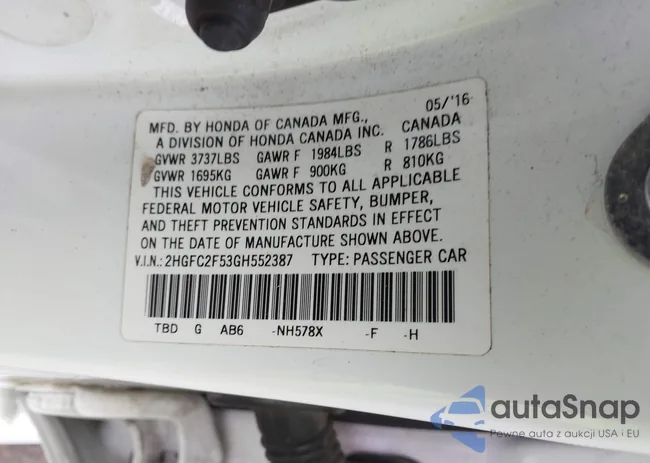 2HGFC2F53GH552387: 44020170