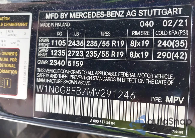 W1N0G8EB7MV291246: 44019266